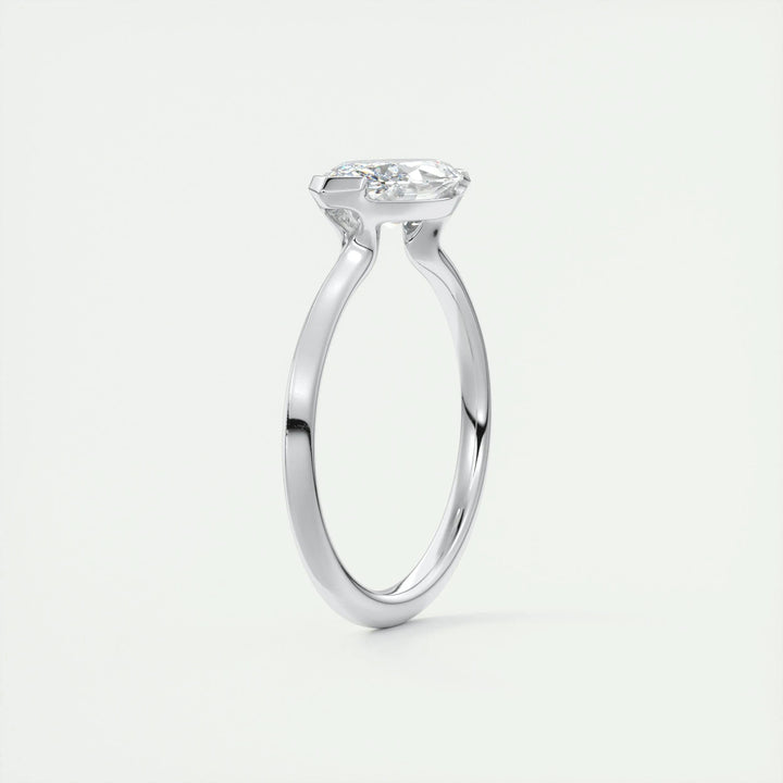 2ct Marquise F- VS1 Lab Grown Diamond Solitaire Engagement Ring