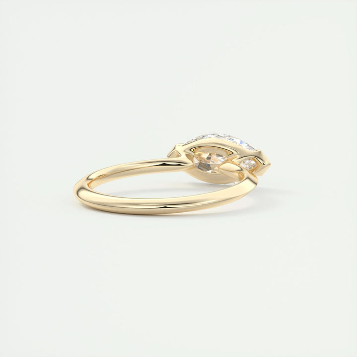 2ct Marquise F- VS1 Lab Grown Diamond Solitaire Engagement Ring