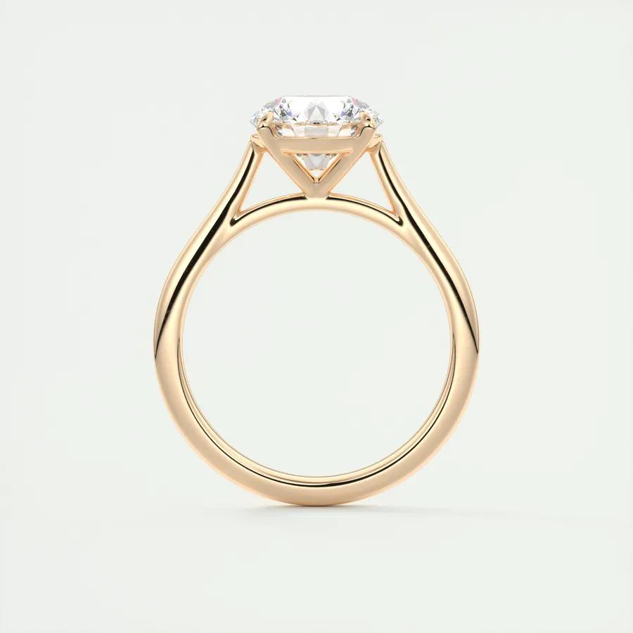 2ct Round F- VS1 Lab Grown Diamond Solitaire Engagement Ring