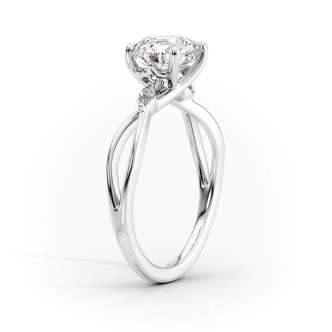 1.50CT Pear Lab Grown F/VS2 Diamond Infinity Engagement Ring