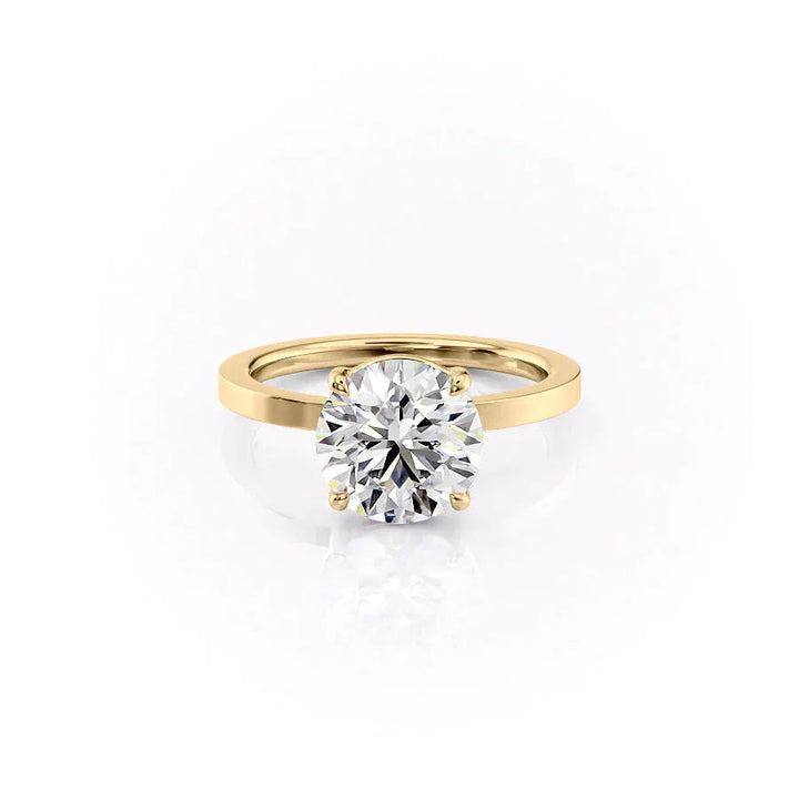 1.50CT Round F/VVS1 Lab Diamond Solitaire Engagement Ring