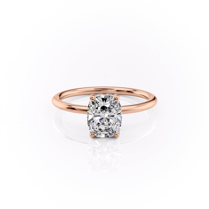 3.0CT Cushion Lab Grown F/VS2 Diamond Solitaire Engagement Ring