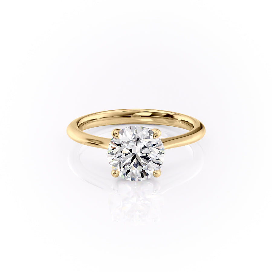 1.50CT Round Lab Grown Diamond E/VVS1 Tiffany Engagement Ring