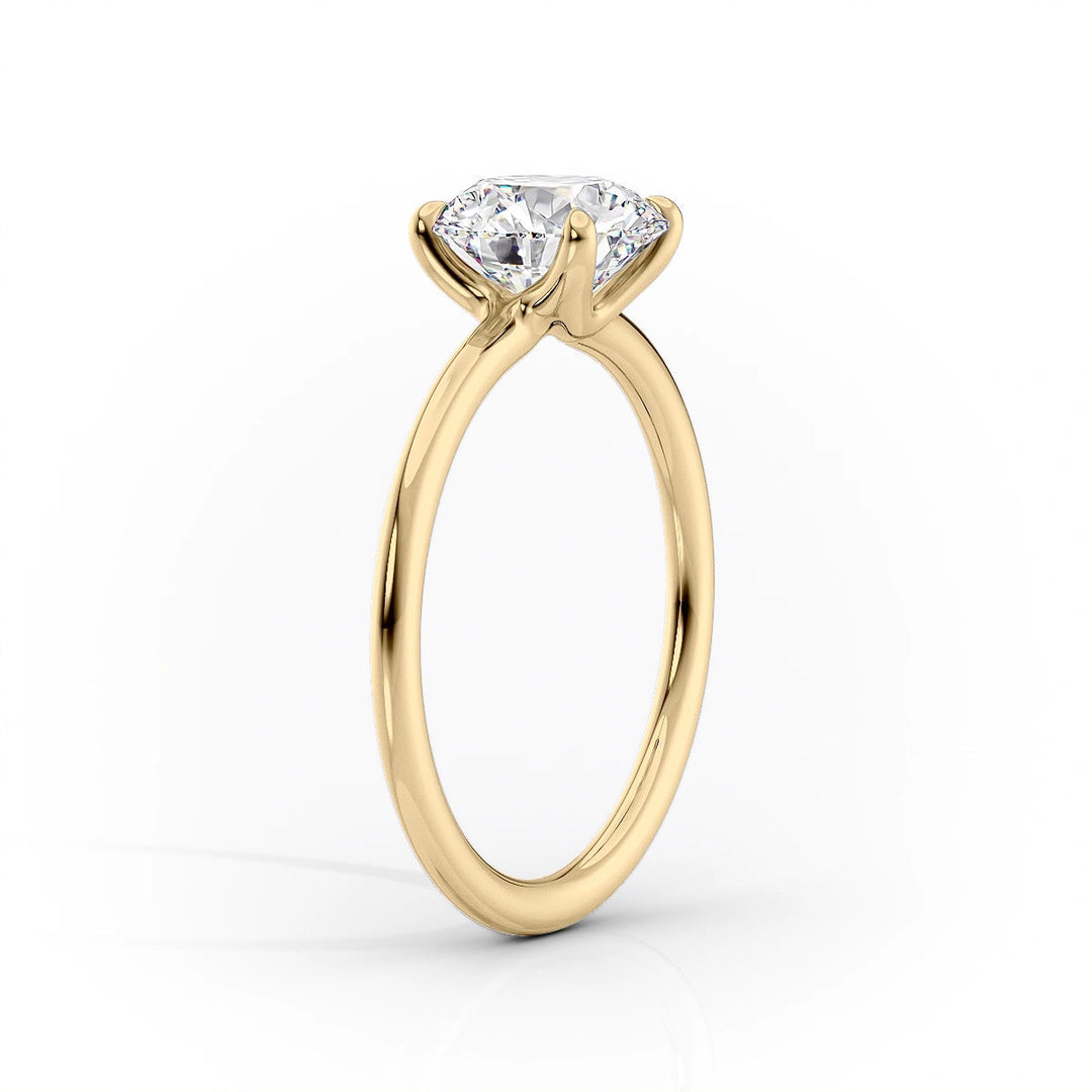 2.0CT Cushion Lab Grown E/VVS1 Solitaire Diamond Engagement Ring