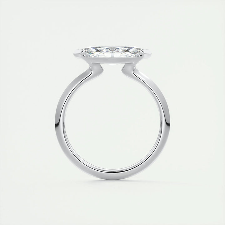 2ct Marquise F- VS1 Lab Grown Diamond Solitaire Engagement Ring