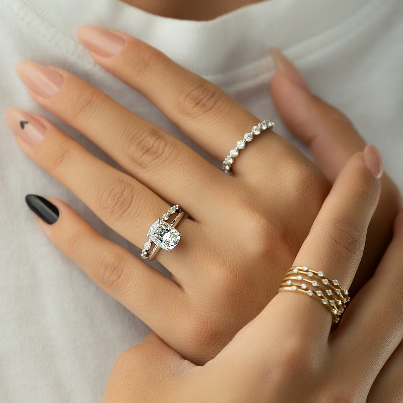 Vintage engagement ring, Antique engagement ring, Modern engagement ring, Classic engagement ring, Halo engagement ring, 