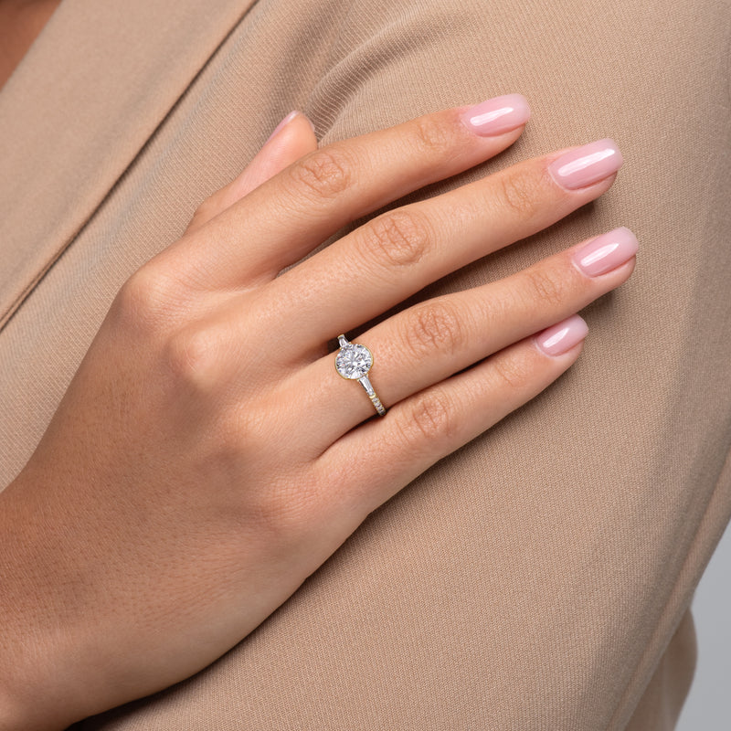 Three-stone diamond ring near me, Three-stone rings with financing, Three-stone moissanite engagement ring, Three-stone ring in 14K gold, Buy princess cut three-stone ring,