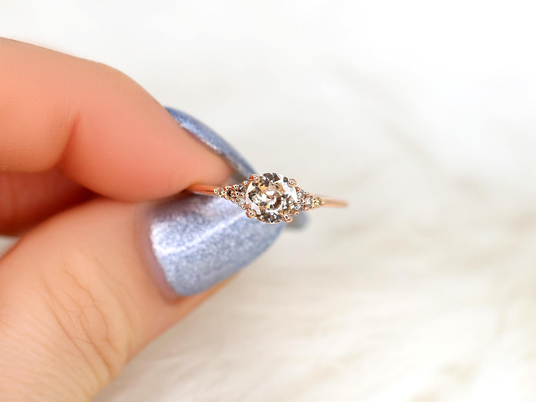 Lab Grown Diamond
1.50CT Sapphire
Peach Engagement Ring
Champagne Engagement
Round Sapphire Ring
Lab Diamond Accents
