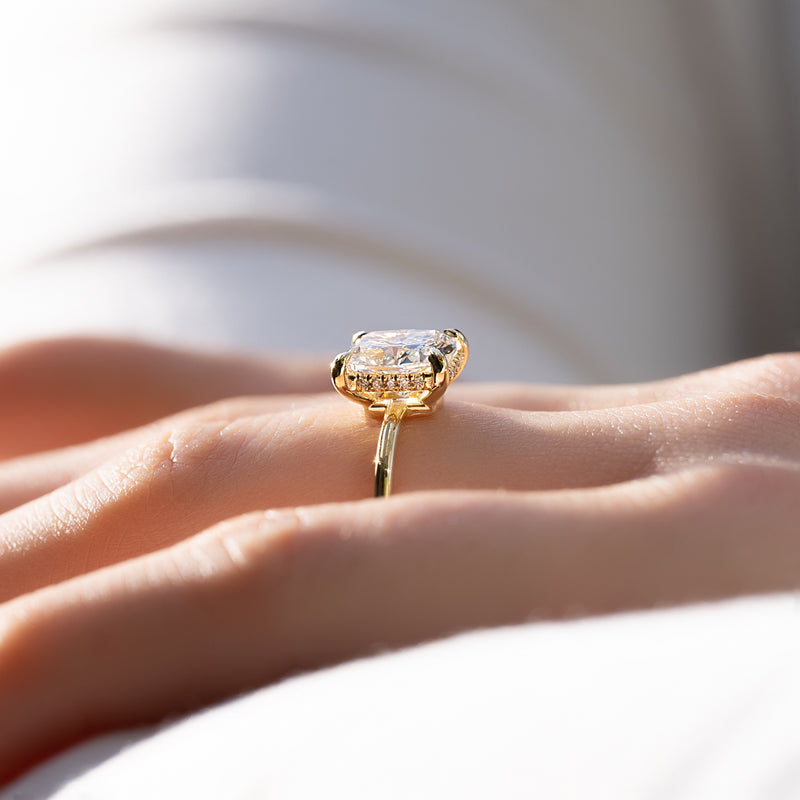 Cushion online engagement ring, Cushion local engagement ring, Cushion handmade engagement ring, 