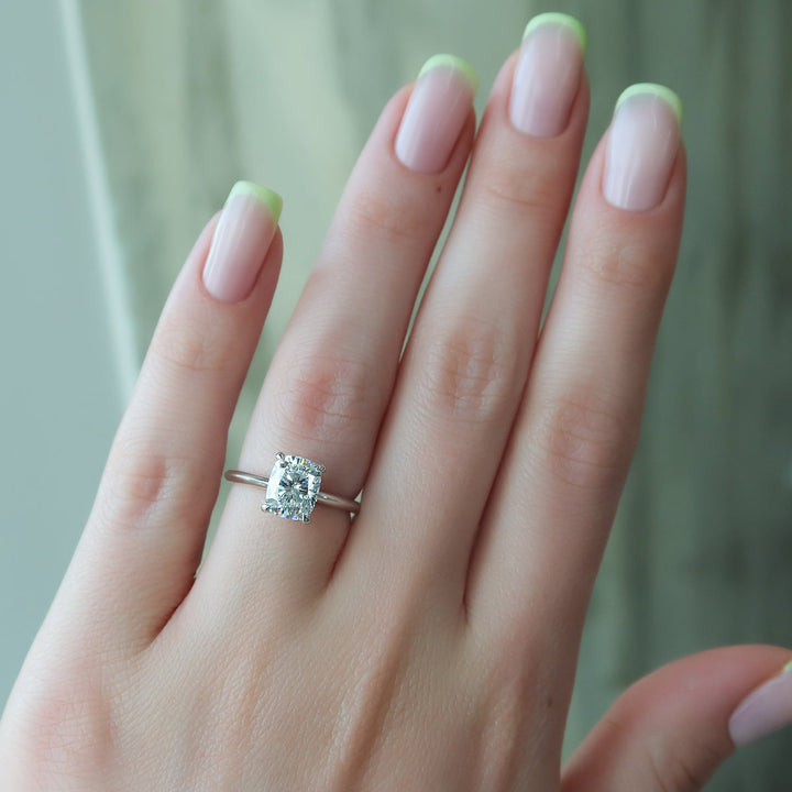  Cushion unique diamond engagement ring, Cushion custom diamond engagement ring, Cushion affordable diamond engagement ring, Cushion luxury diamond engagement ring, Cushion discount 