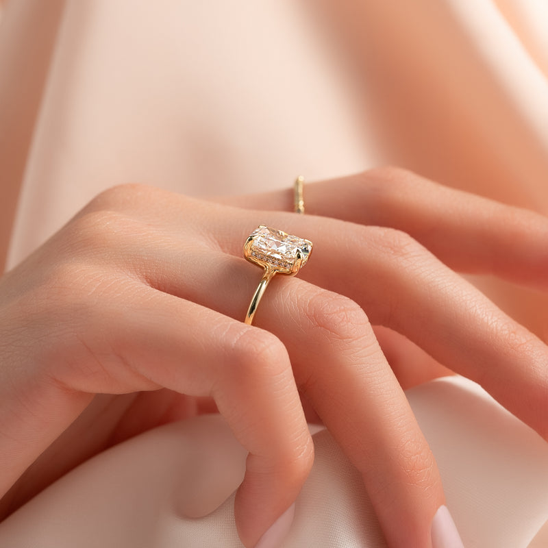  Cushion pave engagement ring, Cushion vintage engagement ring, Cushion classic engagement ring, Cushion modern engagement ring