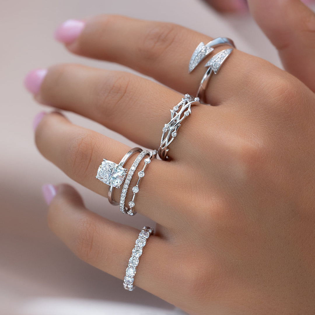 Cushion traditional engagement ring, Cushion contemporary engagement ring, Cushion minimalist engagement ring, Cushion intricate engagement ring, 