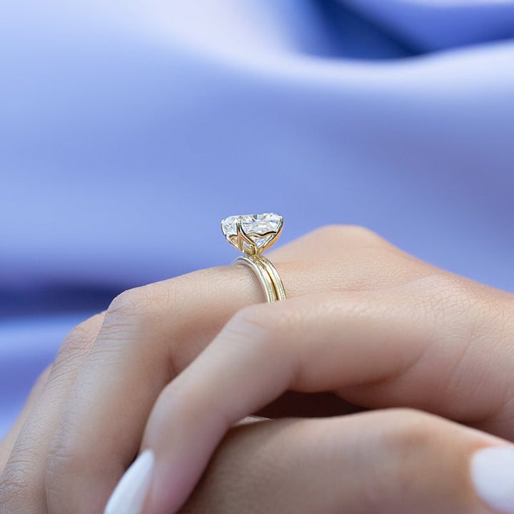 Cushion ethical engagement ring, Cushion sustainable engagement ring,