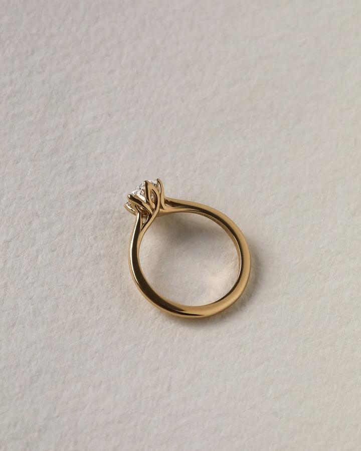 1.10-3.0 CT Oval  Lab Grown Diamond Solitaire Style Engagement Ring