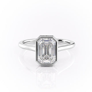 emerald-cut-bezel-solitaire-moissanite-engagement-ring