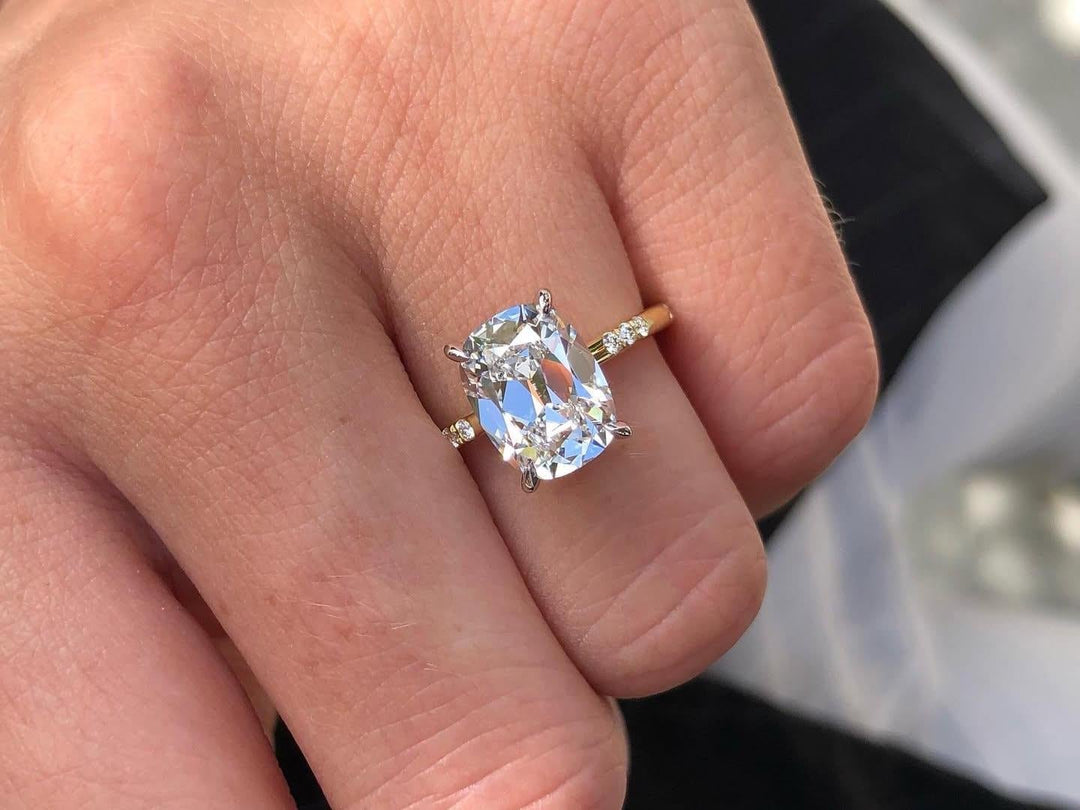 Ethical Diamond Ring
Old Mine Solitaire
2.50CT Cushion Ring
Lab Diamond Jewelry
High Crown Cushion
Conflict Free Diamond
Eco Friendly Jewelry

