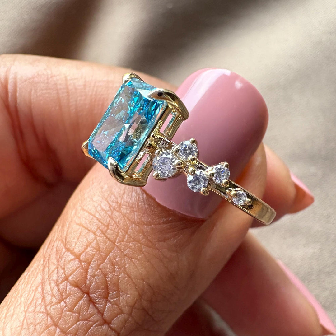 Modern Engagement Ring Trends 202616. Hidden Halo Radiant Cut (if applicable)17. Alternative Blue Diamond Ring18. Elongated Radiant Cut Ring19. Geometric Pave Band20. Statement Blue Diamond Jewelry