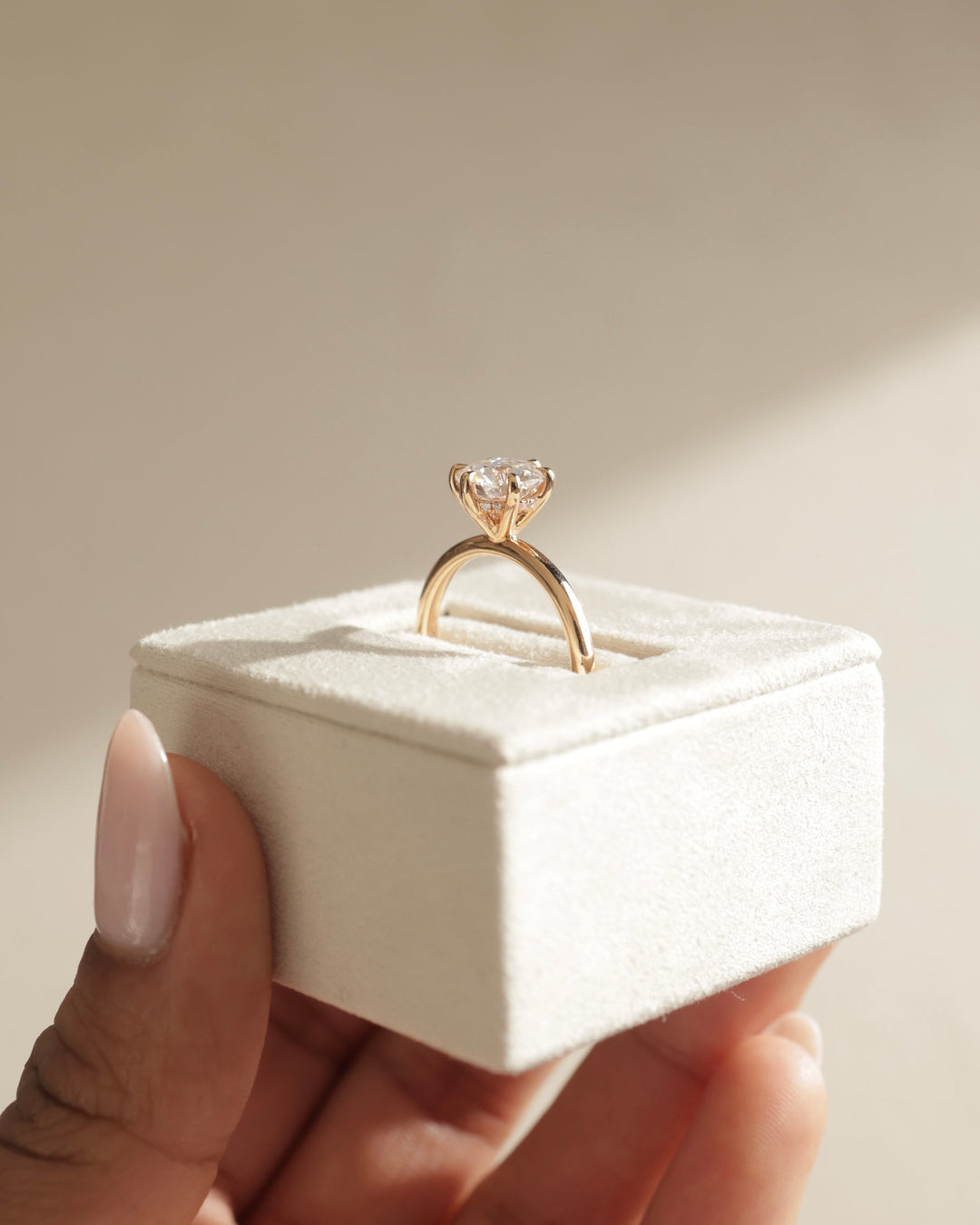 1.50ct-2.50ct Round Cut Lab Grown Solitaire Diamond Engagement Ring