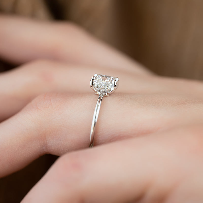 Pave engagement ring, Channel set engagement ring, Bezel set engagement ring, Tension set 