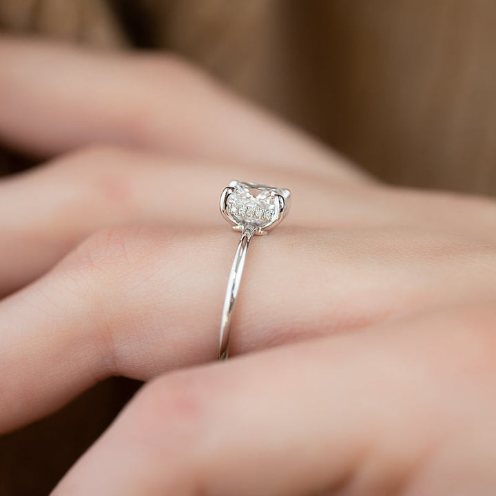 Pave engagement ring, Channel set engagement ring, Bezel set engagement ring, Tension set 