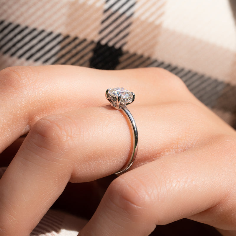 Solitaire rings for men in platinum,

Princess cut solitaire diamond engagement ring,

Solitaire engagement rings with hidden halo