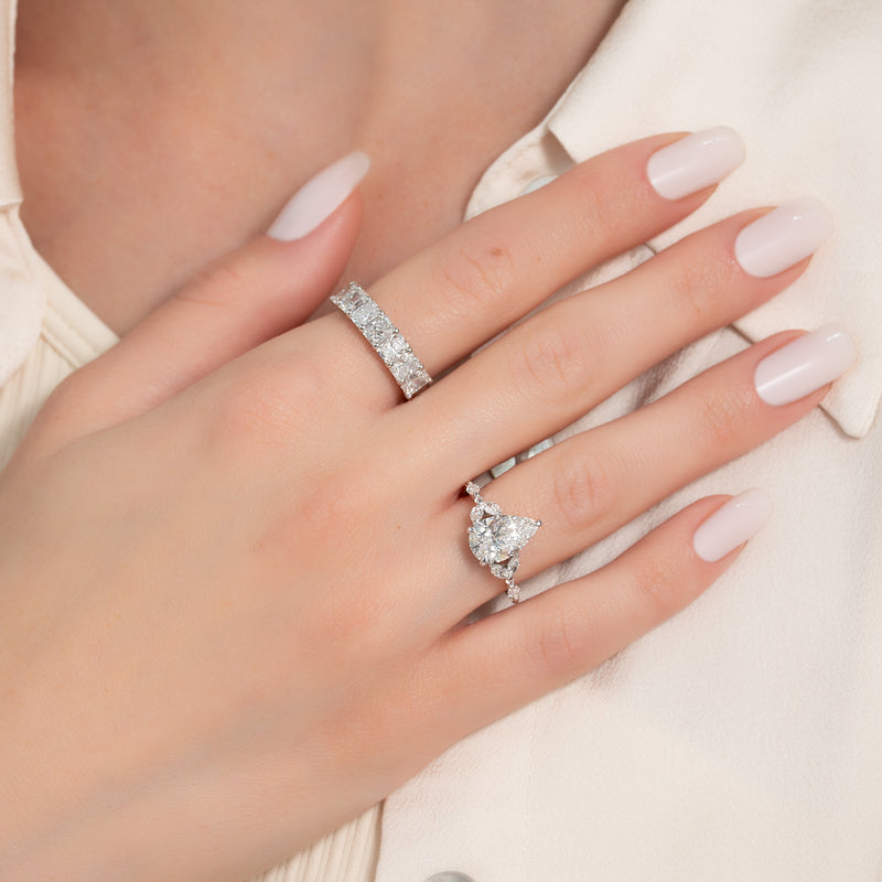 Contemporary engagement ring, Minimalist engagement ring, Intricate engagement ring, Delicate engagement ring,