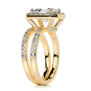 asscher-halo-pave-f-vs-loose-diamond-bridal-set