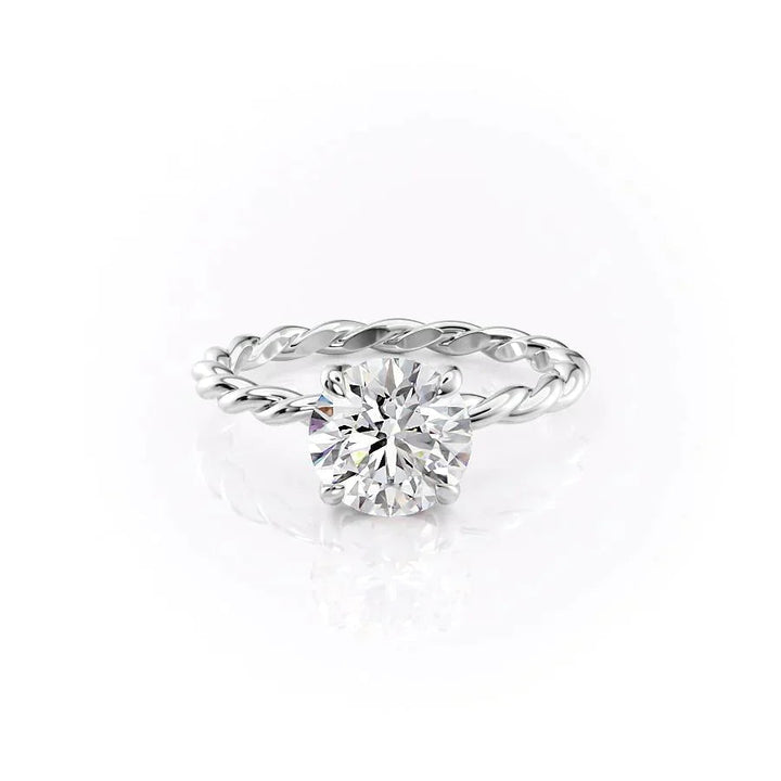Twisted moissanite engagement rings vs diamonds, Vintage-inspired braided diamond rings in yellow gold, Twisted engagement rings for couples with matching bands, 