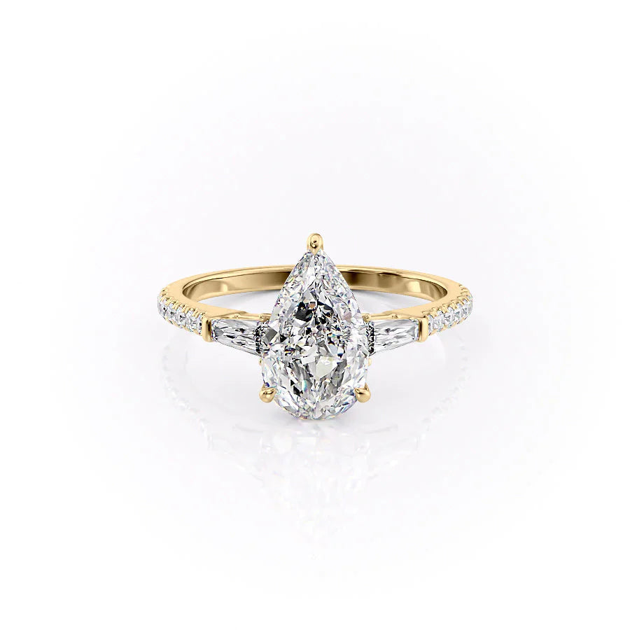 Nature-inspired engagement ring, Unique engagement ring, Custom engagement ring,