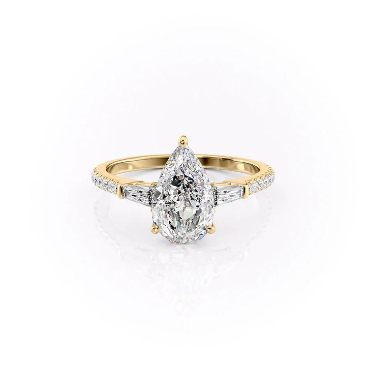 Nature-inspired engagement ring, Unique engagement ring, Custom engagement ring,