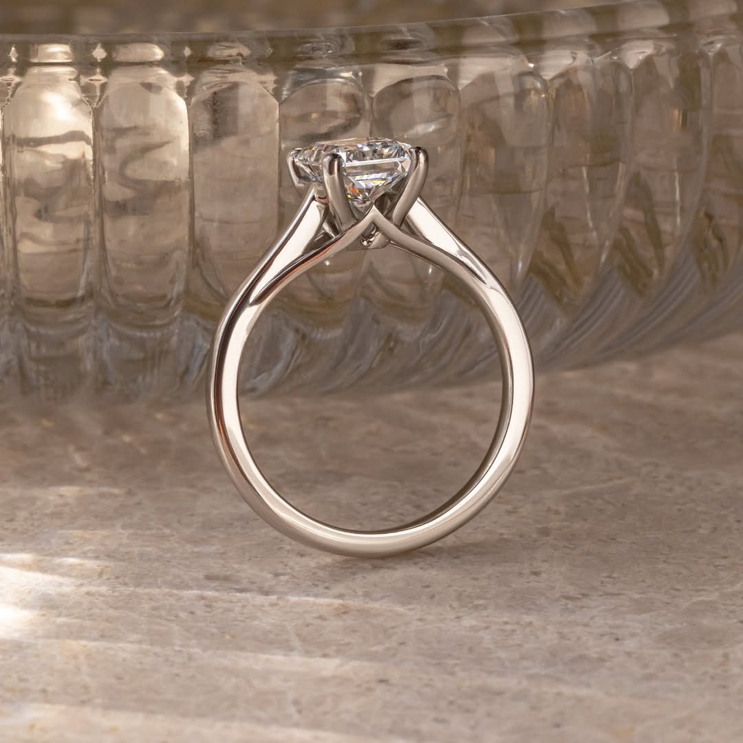 3.0CT Radiant  Lab Grown Diamond Unique Style Engagement Ring