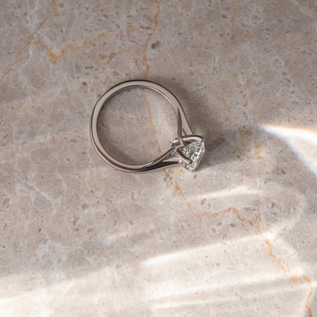 3.0CT Radiant  Lab Grown Diamond Unique Style Engagement Ring