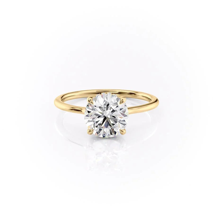 Round high-quality engagement ring, Round cheap engagement ring, Round best engagement ring, Round top-rated engagement ring, 