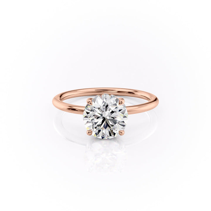 Round bezel engagement ring, Round tension set engagement ring, Round split shank engagement ring, Round channel set engagement ring, 