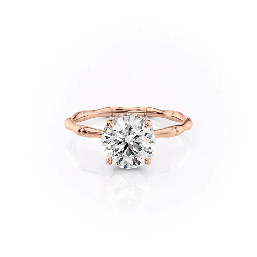 Round affordable luxury engagement ring, Round budget engagement ring, Round expensive engagement ring,