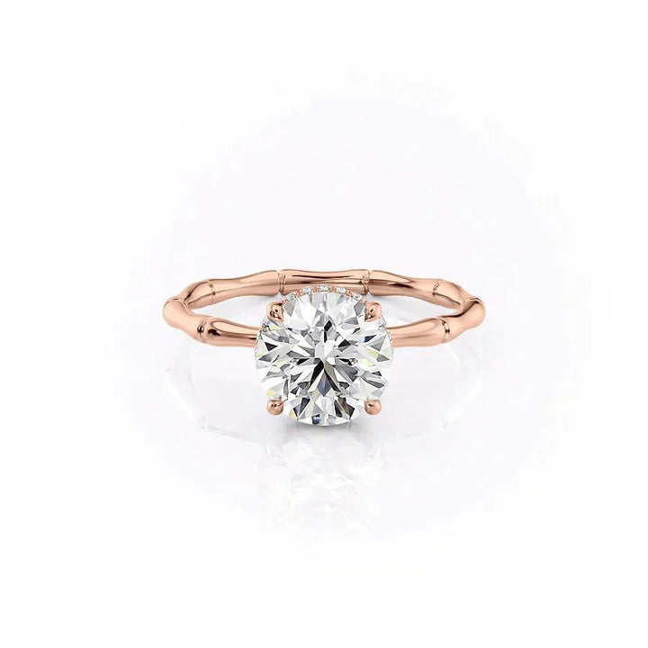 Round affordable luxury engagement ring, Round budget engagement ring, Round expensive engagement ring,