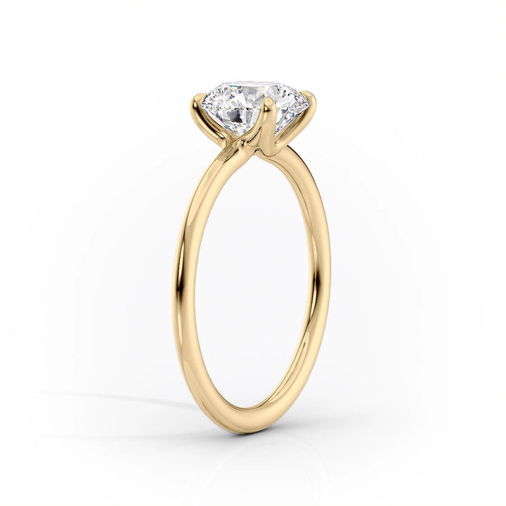 1.0CT Round Lab Grown Diamond Solitaire Engagement Ring