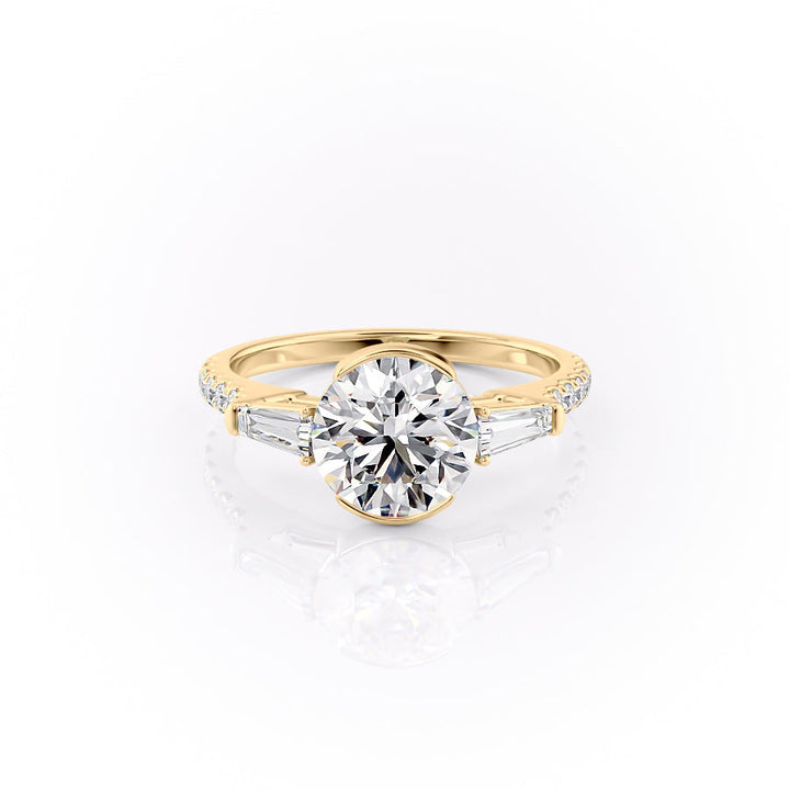 Three-stone engagement rings under $2000, Buy three-stone ring with matching band, 