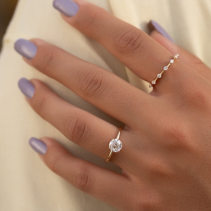 Contemporary engagement ring, Nature-inspired engagement ring, Unique engagement ring, Custom engagement ring, Affordable engagement ring, Luxury engagement ring