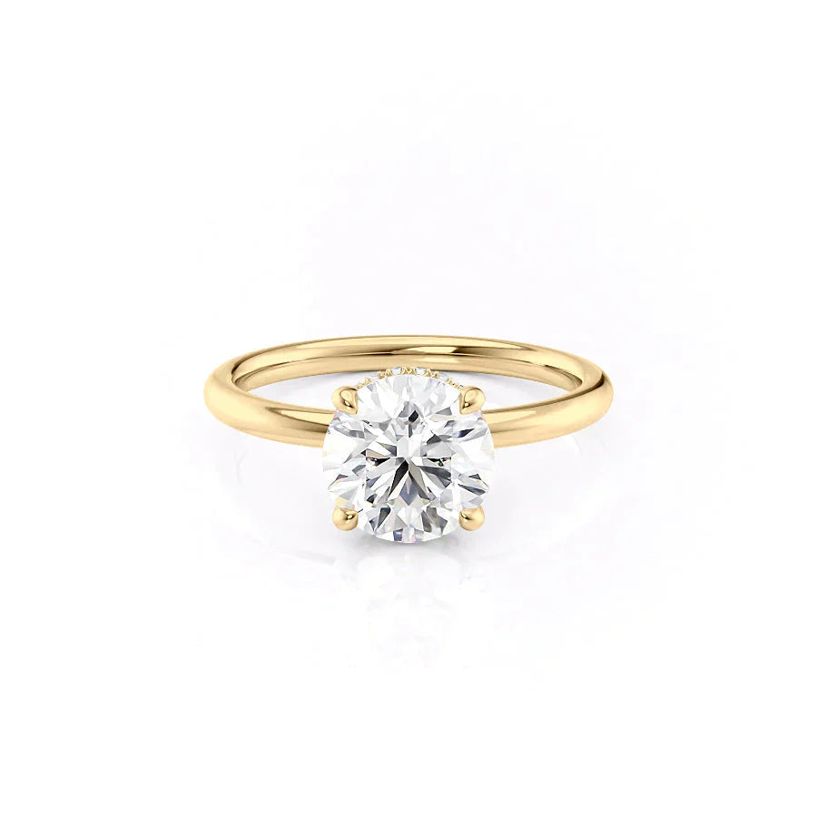 Rose gold engagement ring, Vintage engagement ring, Antique engagement ring, 