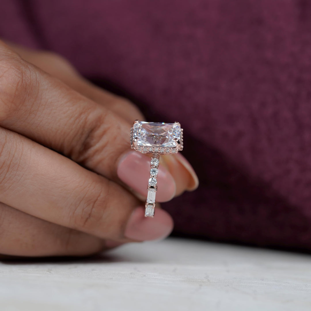  IGI certified radiant cut, GIA certified lab diamond, affordable 3 carat ring, custom radiant engagement ring, 
