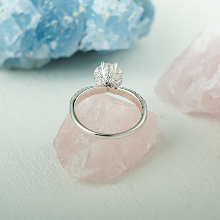 1.50ct-2.50ct Round Cut Lab Grown Diamond Vintage Engagement Ring