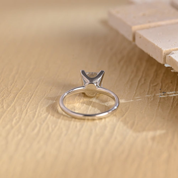1.50ct-2.50ct Princess Cut Lab Grown Diamond Solitaire Engagement Ring