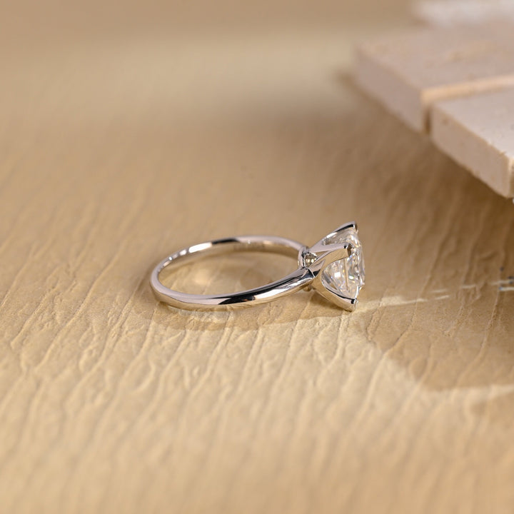 1.50ct-2.50ct Princess Cut Lab Grown Diamond Solitaire Engagement Ring