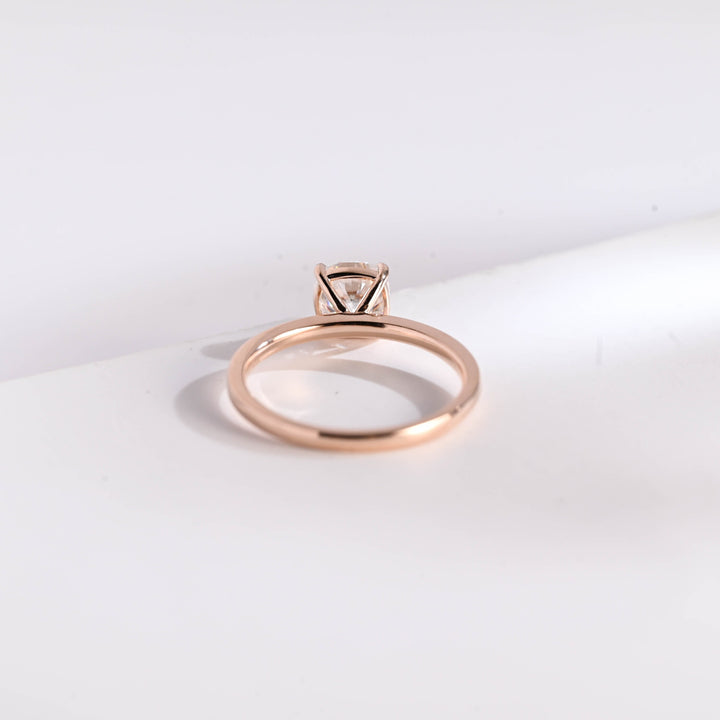 1.0ct-2.0ct Cushion Cut Lab Grown Diamond Solitaire Engagement Ring