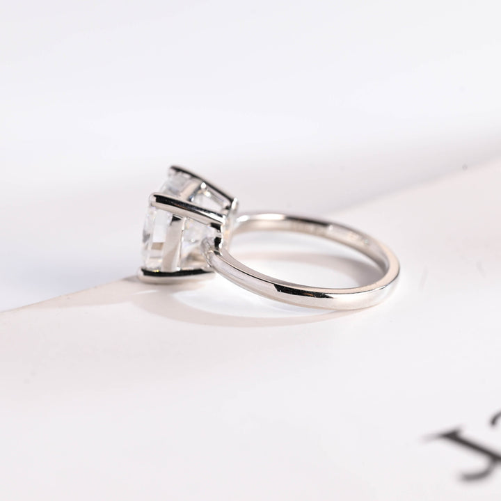 2.0ct-3.0ct Cushion Cut Lab Grown Diamond Solitaire Engagement Ring