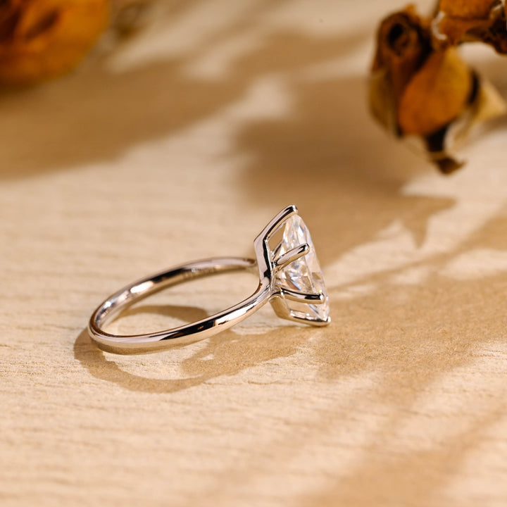 1.50ct-2.50ct Marquise Cut Lab Grown Diamond Solitaire Engagement Ring