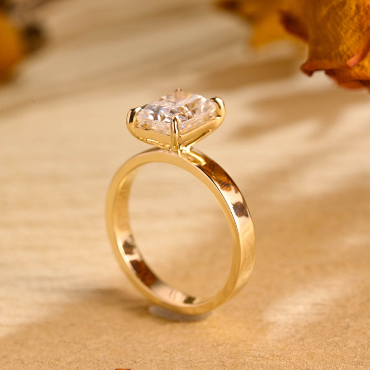 1.50ct-2.50ct Radiant Cut Lab Grown Diamond Solitaire Engagement Ring