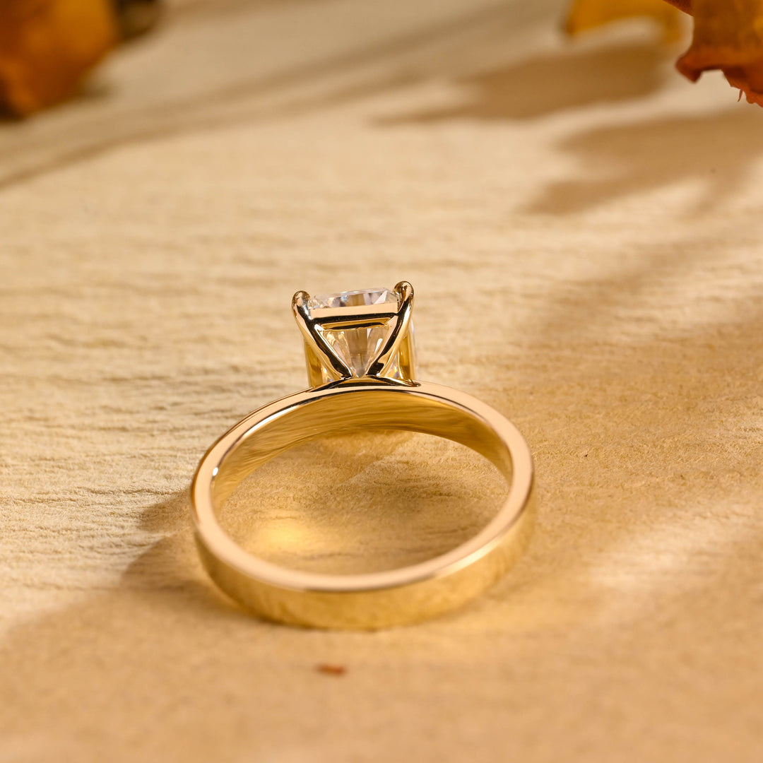 1.50ct-2.50ct Radiant Cut Lab Grown Diamond Solitaire Engagement Ring