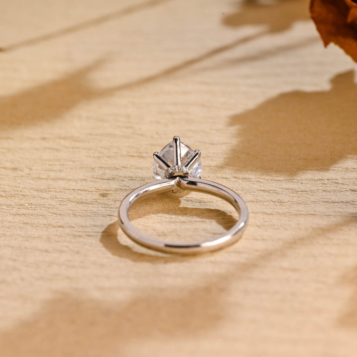 1.0ct-2.0ct Heart Cut Lab Grown Diamond Hidden Halo Engagement Ring